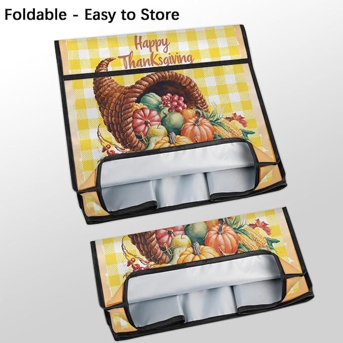 cfpolar Kitchen Aid Mixer Cover Compatible with 6-8 Quarts Thanksgiving Autumn Food Stand Mixer Cover Kitchen Aid Mixers Accessories Appliance Organizer Bag Dust Covers with Zipper Pocket