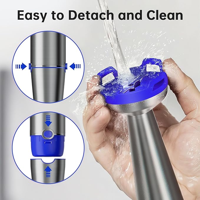 Immersion Blender Handheld Corded Hand Blenders Set 1100W Trigger Variable Speed 5 in 1 Stick Emulsifier with Chopper Whisk and Frother for Soup Baby Food and Smoothies Royal Blue