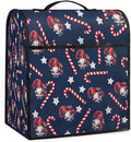 cfpolar Kitchen Aid Mixer Cover Compatible with 6-8 Quarts Christmas Candy Cane Santa Claus Stand Mixer Cover Kitchen Aid Mixers Accessories Appliance Organizer Bag Dust Covers with Zipper Pocket