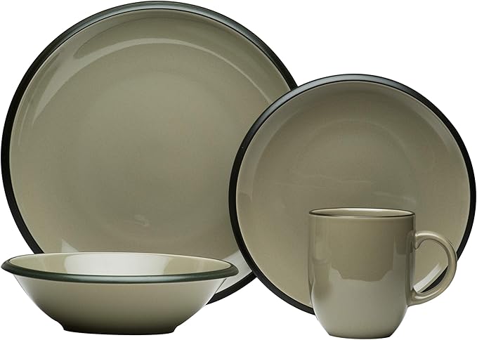 Red Vanilla Vanilla Hampshire Grey 16 Piece Dinner Set 1 White