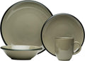 Red Vanilla Vanilla Hampshire Grey 16 Piece Dinner Set 1 White