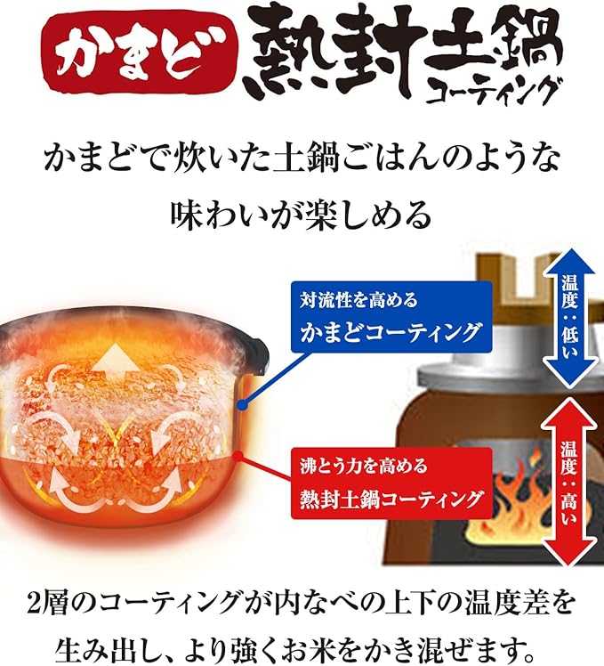 Tiger JPC-G100 WA Pressure IH rice cooker (Simmered 5.5 ml) Airy White 360 ° design variable W pressure IH Japan Domestic