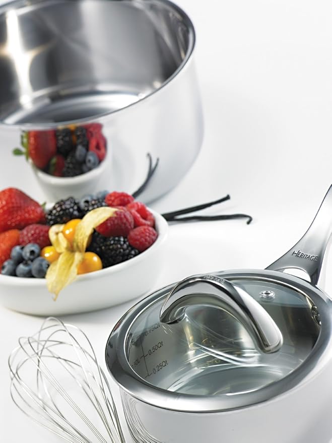 Starfrit Gourmet 8 Piece Cookware Set White