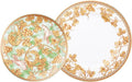 bone china dinnerware set dishes set for 4 people porcelain dinnerware sets for hotel family gathering banquet wedding(Includes 4 dining plates 4 dessert plates)