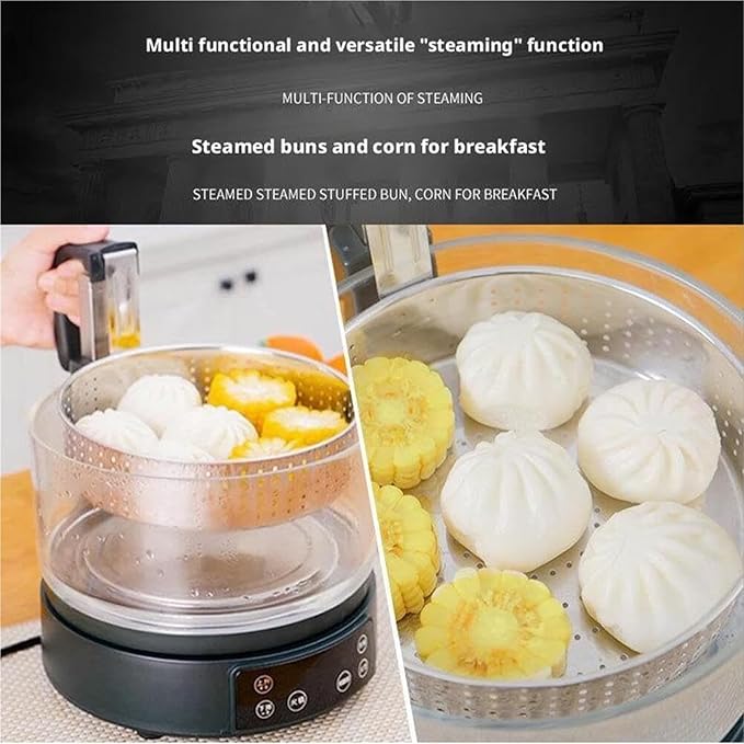 Low Carb Rice Cooker with Reservable 3L Lifting Sugar Removal Rice Cooker Intelligent Touch Control for Healthy Cooking Rice and Grain Multi-Cooker with Low Sugar Digital Steamer(Green)