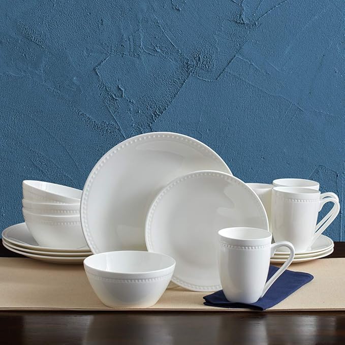 Mikasa 5224192 Loria 16-Piece Dinnerware Set Service for 4