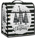 cfpolar Kitchen Aid Mixer Cover Compatible with 6-8 Quarts Christmas Tree Black And White Stand Mixer Cover Kitchen Aid Mixers Accessories Appliance Organizer Bag Dust Covers with Zipper Pocket