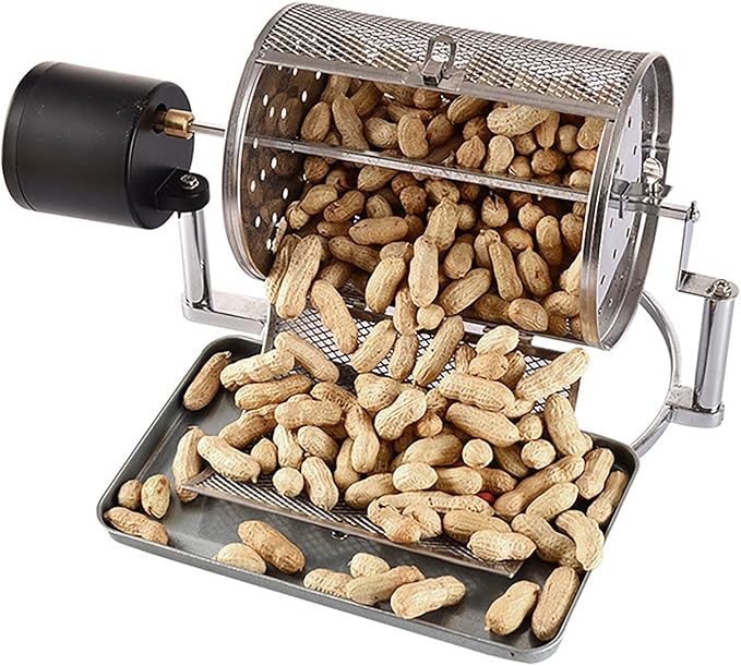 Coffee Roaster Machine Household Electric Coffee Bean Roaster with Speed Adjustable - Peanut Bean Roasting Machine for Home - 800g Capacity