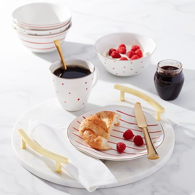 Lenox 896839 Garnet Bay 12-Piece Dessert Set