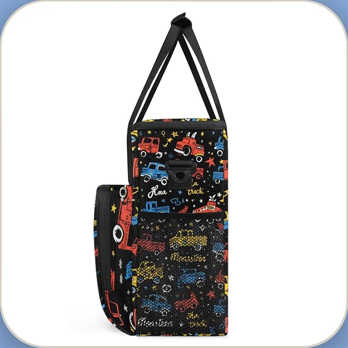 Star Truck Coffee Maker Travel Bag for Keurig K-Mini/K-Mini Plus Insulated Waterproof Tote with Pockets for K-Cup Portable Single-Serve Brewer Case