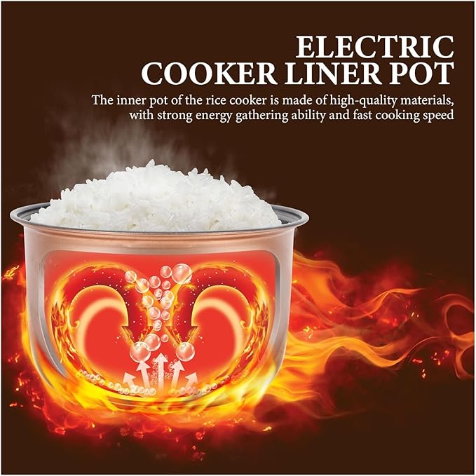 2L Rice Cooking Container Cooker Liner Inner Pot Aluminum Alloy Non Stick Electric