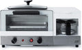 SPT BM-1120W: 3-in-1 Breakfast Maker Stainless Steel &amp White