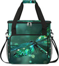Dragonfly Butterfly Animal Sunshine Coffee Maker Carring Bag Travel Tote Bag Compatible with Keurig K-Mini or K-Mini Plus Portable Single Serve Coffee Brewer Case with Pockets for K-cup Pods