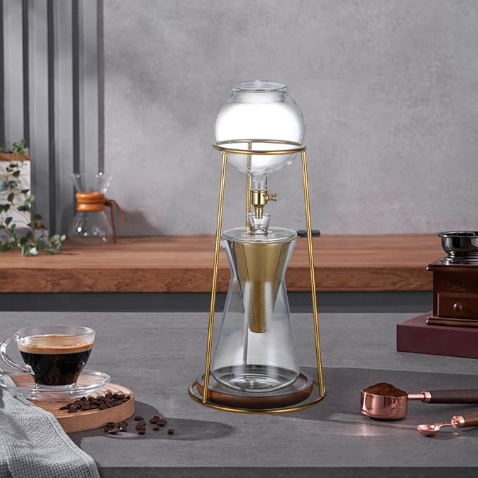 Ice Drip Coffee Maker Pot Cold Brew Coffee Dripper