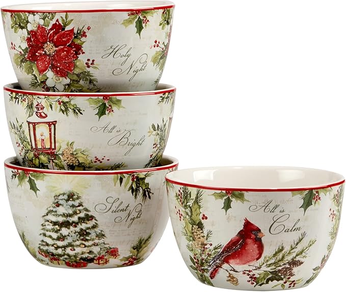 Certified International Silent Night 16 pc Dinnerware Set Service for 4