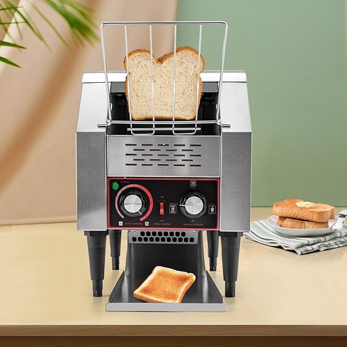 Commercial Toaster Conveyor 150slices/h Restaurant Toaster for Bun Bagel Bread