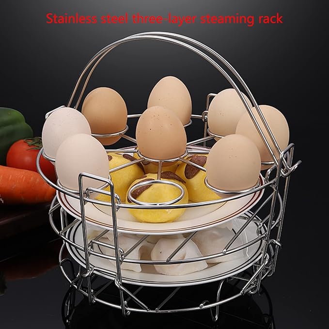Thick Stainless Steel Food Kitchen Cookware Insert Stock Cooking Steaming Stand Kitchen Heating Supplies Stainless Steel Rack