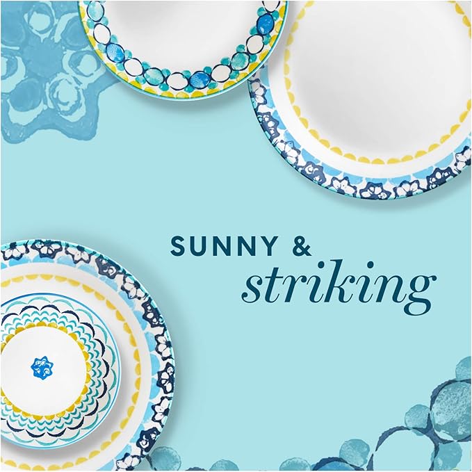 Corelle Chip Resistant Dinnerware Set 6-Piece Boho Daydream