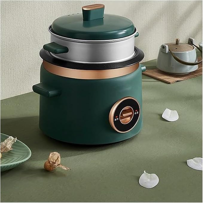 Mini Rice Cooker Commercial Rice Cooker Rice Cooker With Steamer Basket Non-Stick Ceramic Bowl Multi Cooker Function