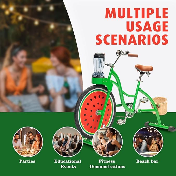 Beach Party Blender Bike - Stationary Smoothie Blender &amp Juicer Smoothie Bike/customized Cheap juicer blender bike Stationary bike