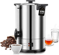 FOHERE Coffee Maker 150 Cups Commercial Coffee Urn 15 L/3.96 Gal Electric Hot Beverage Dispenser with Dripless Faucet 1500W Power Quick Brew Stays Hot for Coffee &amp Beverage Catering Party