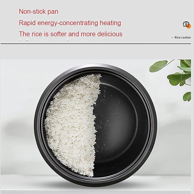 Rice Cooker-Steamer Household Old-Fashioned Multifunctional Non-Stick Rice Cooker Smart Insulation for 2-8 People (A 4l) (B 6l)