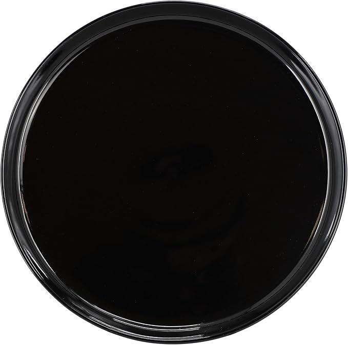 Elama Duncan 18 Piece Porcelain Dinnerware/Tableware Set Service for 6 (Black)