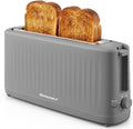 Elite Gourmet ECT2517G SLIMTOAST™ 2-Slice Long Slot Toaster Cool-touch Body 6 Toast Settings &amp Cancel Function Extra Wide 1.5” Slot Easily Fits Breads English Muffins Bagels &amp Waffles G