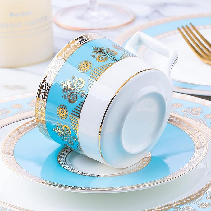 16 piece porcelain dinnerware set bone china dinnerware sets dishes set for 4 hotel family gathering banquet wedding present for Mother's Day