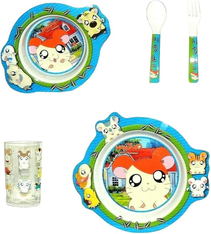 Hamtaro Dinnerware Set - Big Adventures 5 pcs dinnerware Set