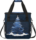 Gothic Christmas Tree Coffee Maker Carrying Bag Portable Travel Storage Tote Bag Compatible with K-Mini or K-Mini Plus Single Serve Coffee Brewer Carrying Case with Multiple Pockets &amp Shoulder S