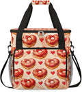 Heart Donuts Coffee Maker Carrying Bag for Keurig K-Mini or K-Mini Plus Storage Portable Coffee Maker Travel Bag