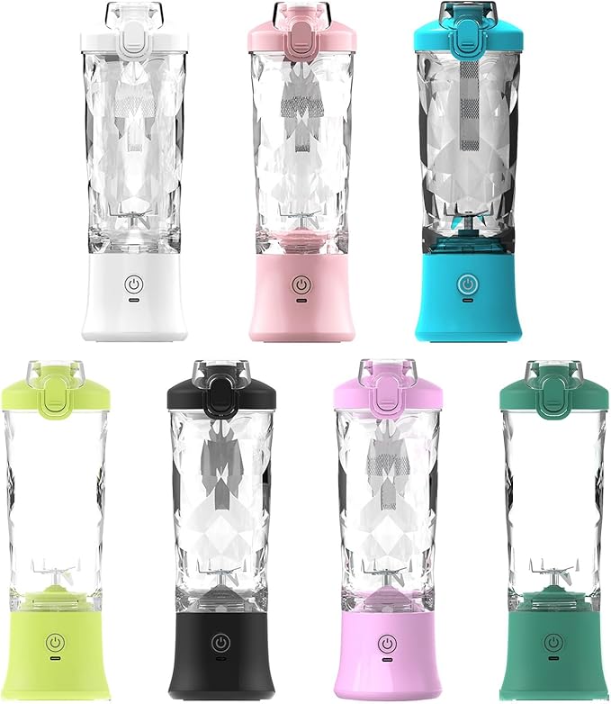 600ml Smoothie Blenders Portable USB Rechargeable Juicer With High Speed Motor Mixing Cup For Protein Shakes And Juices