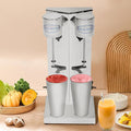 Milkshake Maker Double Head Electric Drink Mixer Commercial Milkshake Blender Stainless Steel 2 x 180W 10000-14000RPM Speed Adjustable