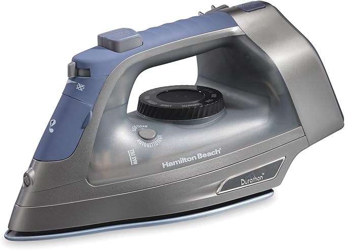 Hamilton Beach 700W 12-Function Wave Action Blender and 1800W Steam Iron with Durathon Soleplate and Retractable Cord