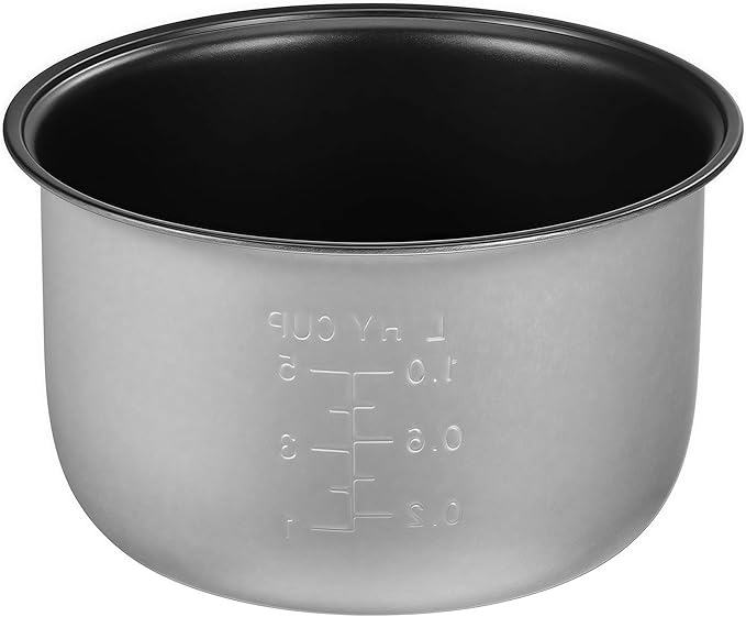 Rice Cooker Liner Electric Pot Household Inner Non-stick Aluminum Alloy Home Cooking Heat Transfer(Silver)