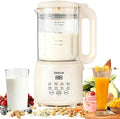 8-in-1 Nut Milk Maker 40oz Automatic Soy Almond &amp Oat Milk Machine for Homemade Plant-Based Drinks with delay start keep warm boil water &amp self-cleaning functions
