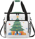 Christmas Gift Coffee Maker Carrying Bag Graffiti Tree Travel Storage Bag Compatible with K-Mini or K-Mini Plus Single Serve Coffee Brewer Carrying Case with Multiple Pockets &amp Shoulder Strap