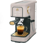 B Slim Espresso Maker by Drew Barrymoree with 20-Bar Pressure Touch-Activated Display and Steam Wand for Latte &amp Cappuccino (Porcini Taupe)