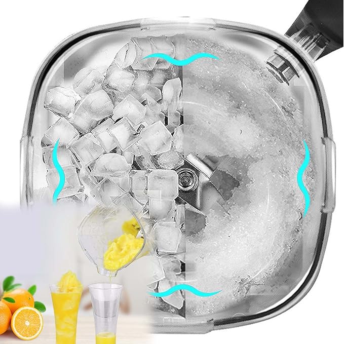 Commercial Professional Blender Juice Smoothie Machine W/Shielded Silent Housing 2200W Electric Food Processor Black