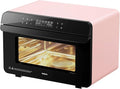 ROABM Toaster Oven Air Fryer Combo R-BOX Pink 23QT Countertop Convection Steam Oven Rapid Steam Bake Air Fry Broil Dehydrate Defrost Ferment Steam Self-Clean Touchscreen Control