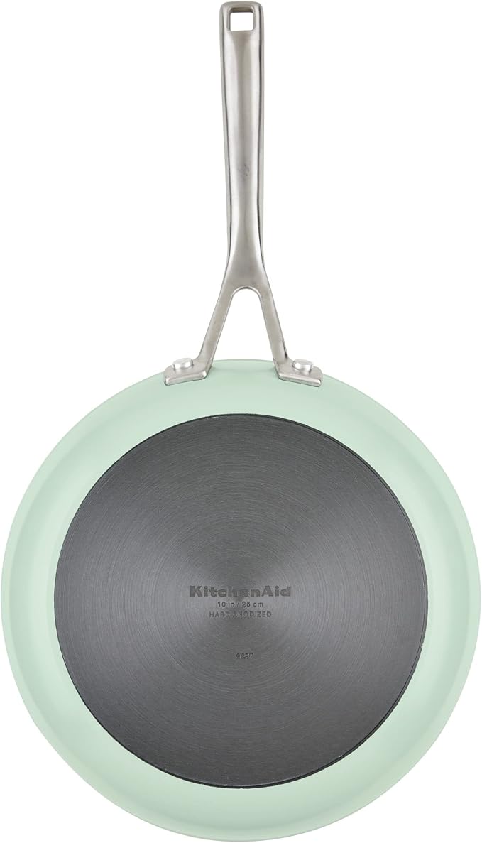 KitchenAid Hard Anodized Ceramic Nonstick Cookware/Pots and Pans Set 10 Piece - Pistachio