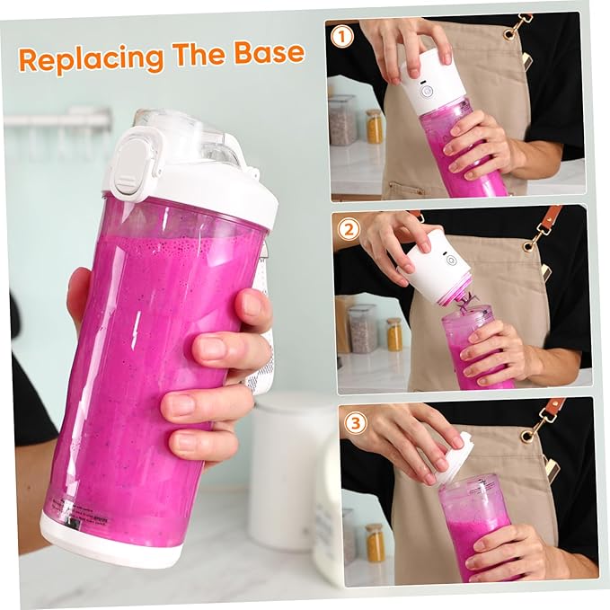 GLEAVI Juicer Blender Usb Portable Fruit Mini Juicer Rechargeable Compact Fresh Juice Maker Cup
