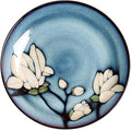 SHINING Blue Creative Hand Painting Porcelain Dinnerware Tableware Dinner Service Set Saqure Plate Deep Plate Bowl For Wedding Birthday Christmas Gift (8 Deep Plate)