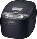 TIGER JPV-A100 Pressure IH jar rice cooker freshly cooked earthenware heat storage 5.5 cups coat pot 100V Only Japan Import (Black)