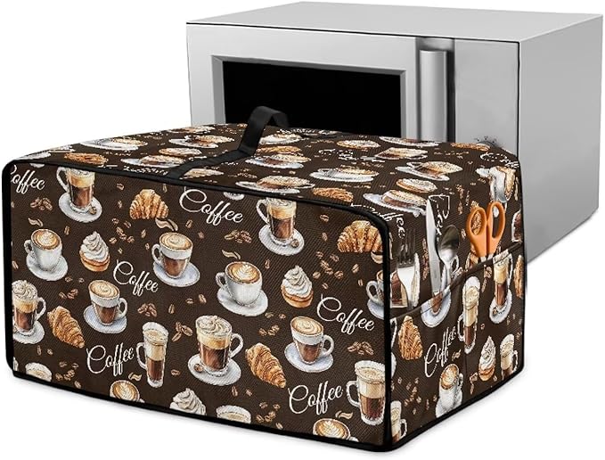 Doojoayie Waterproof Toaster Cover 6 Slice Kitchen Appliance Covers 19.7x16x 10 Bread Machine Dust Protector Modern Home Kitchen Decoration