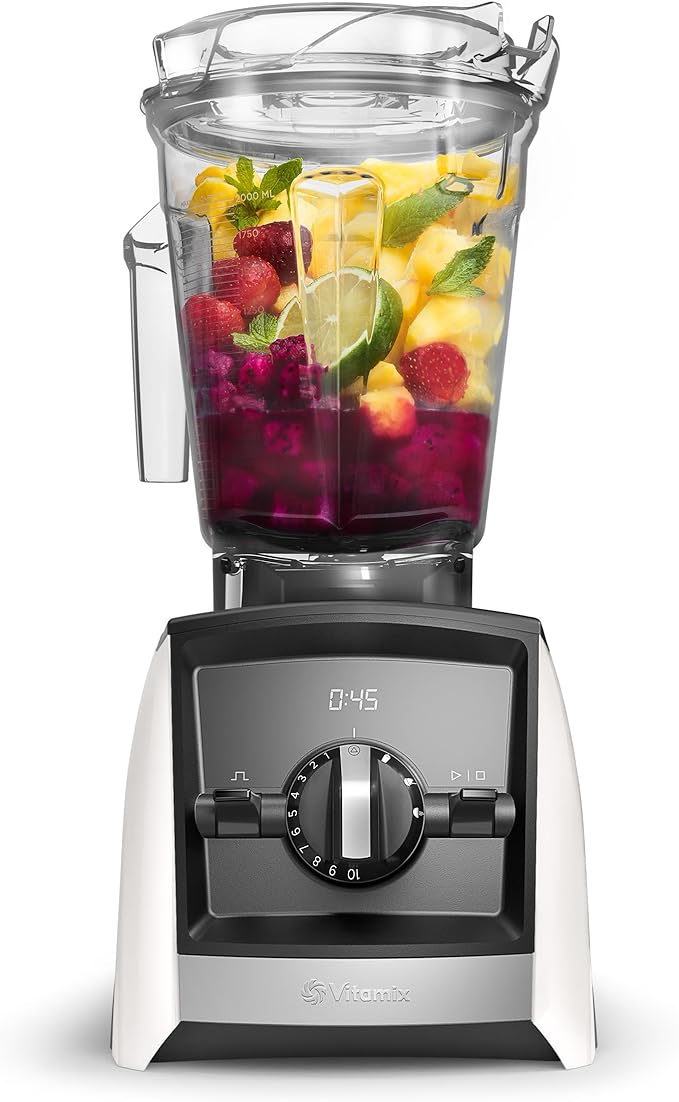 Vitamix A2500 Ascent Series Smart Blender Professional-Grade 64 oz. Low-Profile Container White (Renewed Premium)