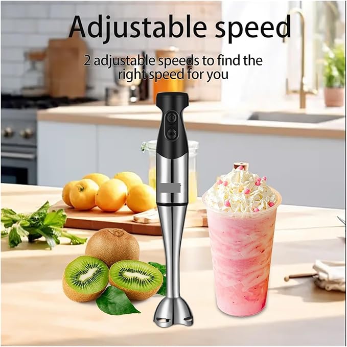 Fit for 3 in 1 Immersion Blender - Electric Hand Blender with Detachable Base Chopper and Whisk for Juices Jams and Mincemeat