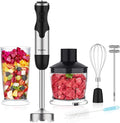 Keylitos 5 in 1 Immersion Hand Blender Mixer [Upgraded] 1000W Handheld Stick Blender with 600ML Chopper 800ML Beaker Whisk and Milk Frother for Smoothie Baby Food