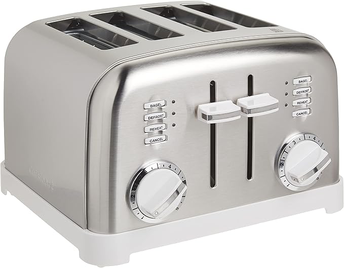 Cuisinart CPT-180WP1 4-Slice Metal Classic Toaster White/Stainless Steel